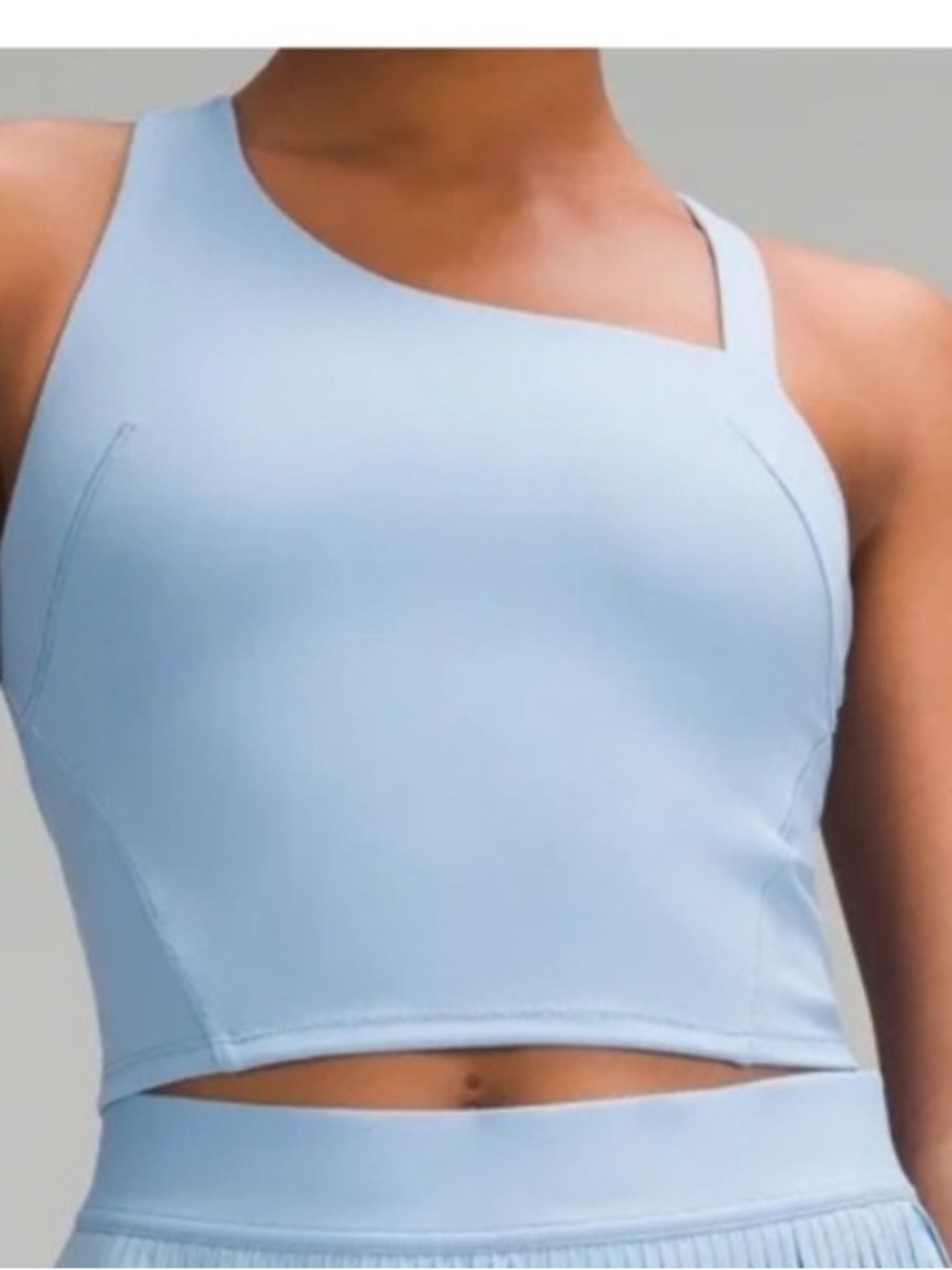 Lululemon Everlux asymmetrical tank top